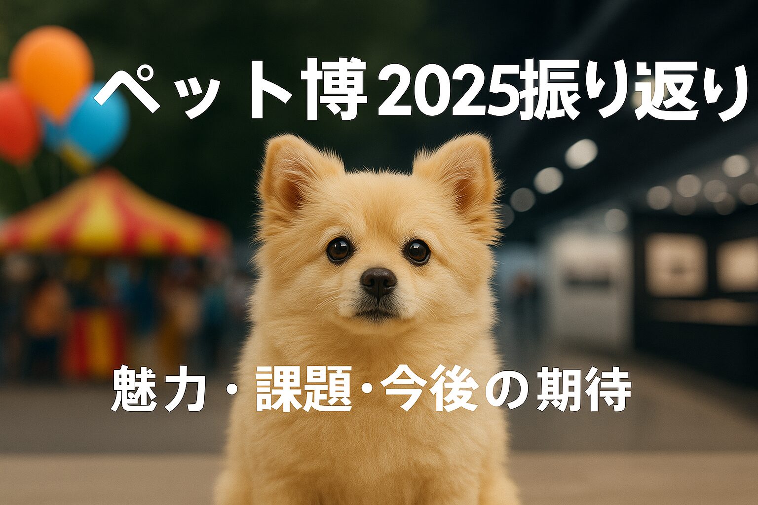ペット博2025を振り返る総評記事用のサムネイル画像