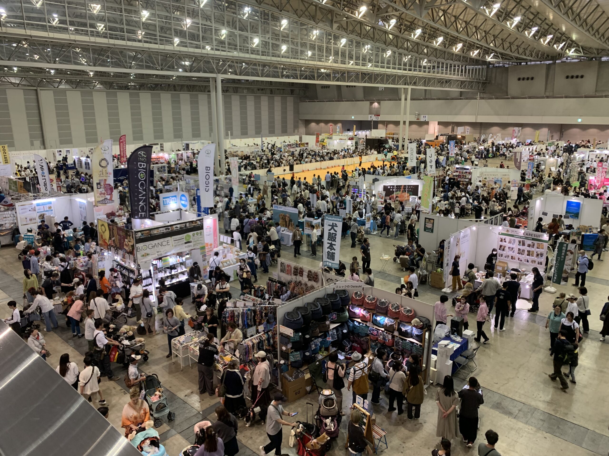 午前11時ごろの会場の様子