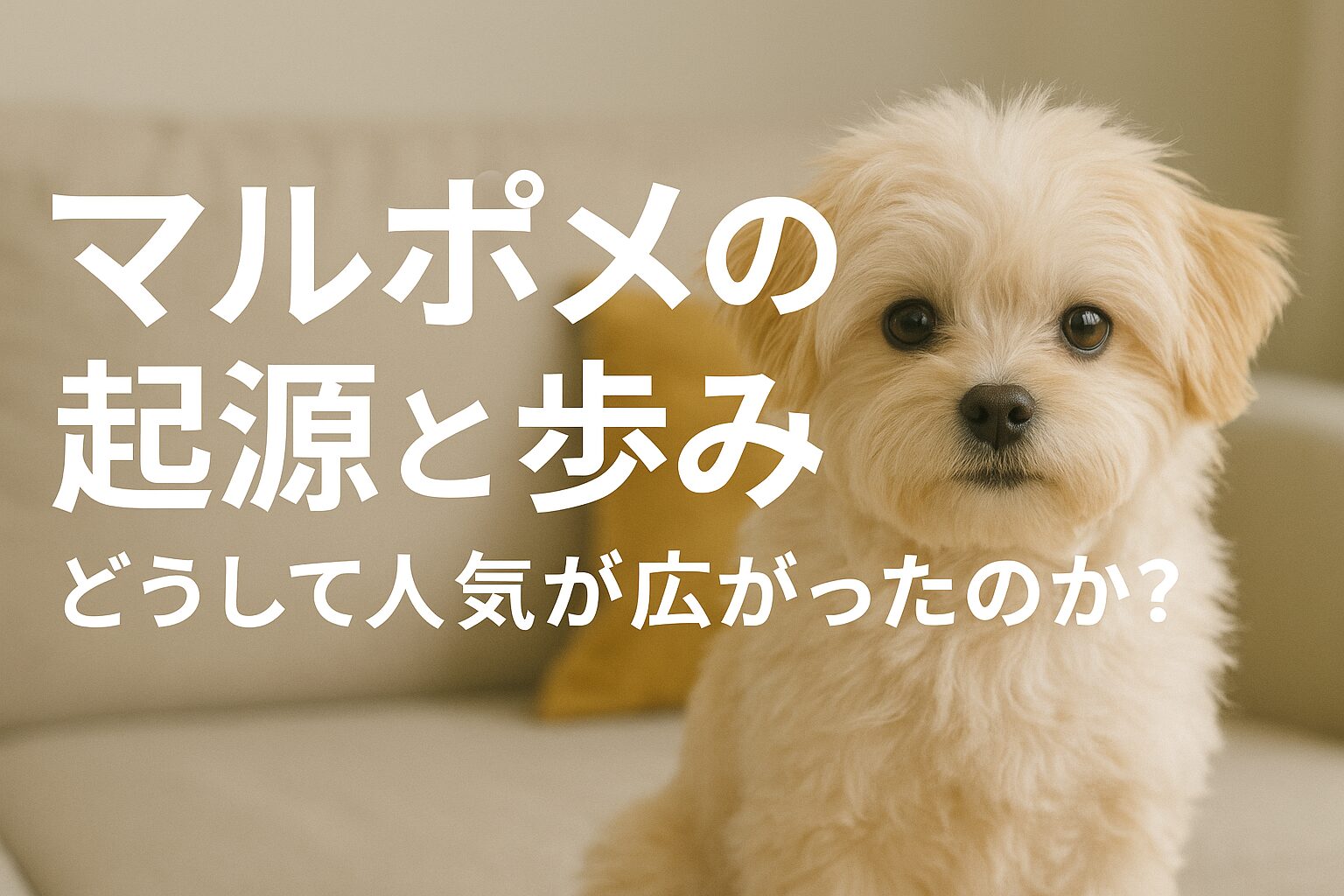 マルポメの起源と歩み：どうして人気が広がったのか？